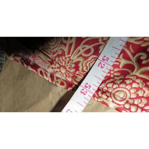 Natori Classics SUMI Red Boho Oversized Maxi Kaftan Dress Dressing Gown small - Picture 8 of 9